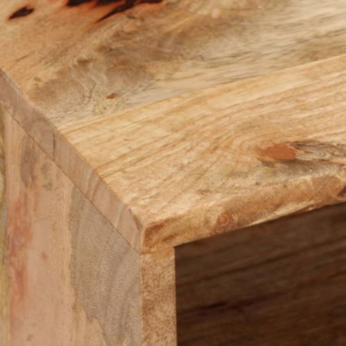 ТВ шкаф, мангово дърво масив, 120x30x40 cм