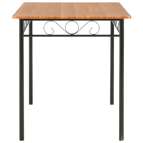 Трапезна маса, кафява, 120x70x75 см, МДФ