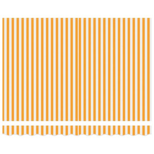 Сгъваем навес Жълто 250 x 200 cm текстил