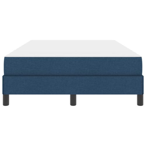 Легло с пружинирана основа с матрак Синьо 120 x 190 cm текстил