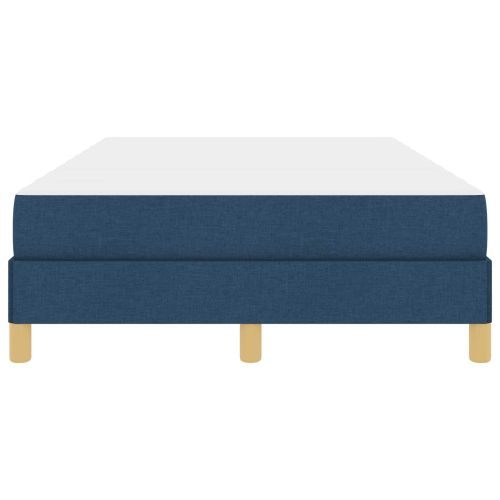 Легло с пружинирана основа с матрак Синьо 120 x 190 cm текстил