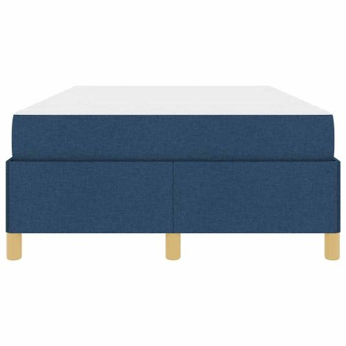 Рамка за легло с матрак Синьо 120 x 190 cm текстил
