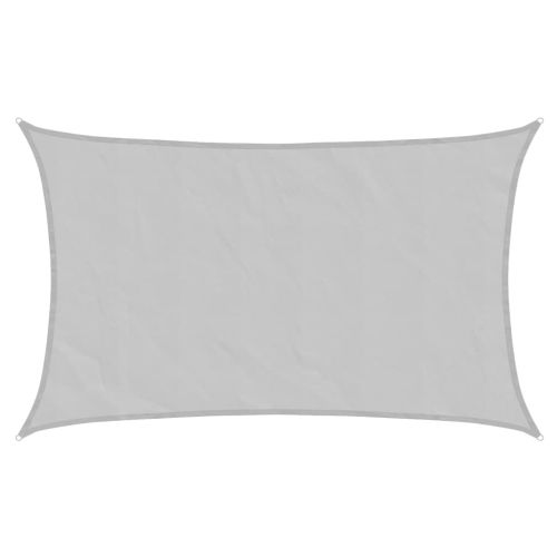 Слънцезащитно платно светлосиво 8x5 м 100% полиестер Оксфорд