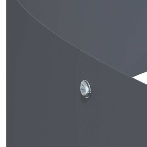 Градинска саксия Антрацит 120 x 120 x 20 см