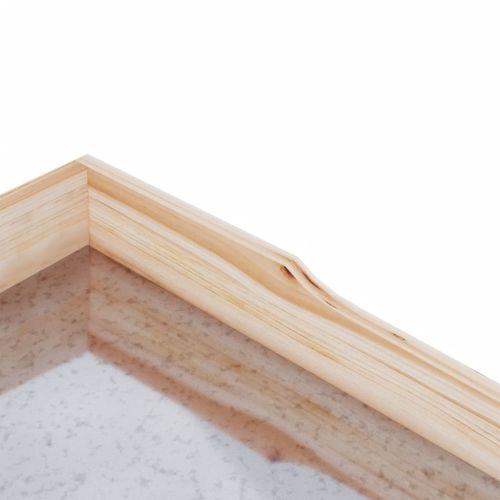 Маса за разсаждане с рафтове 78x38x82,5 см масивна ела