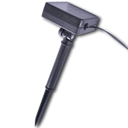 Изкуствени топки чемшир 27 см със соларен LED стринг 2 бр