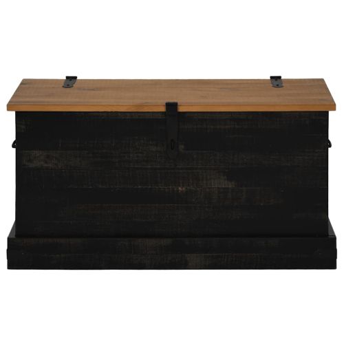 Скрин за съхранение HALDEN черен 91x48x47 cm бор