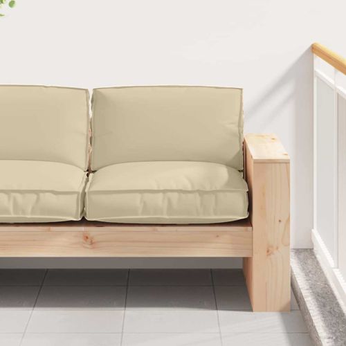 Възглавница Бежово 80 x 80 x 12 cm Оксфордска тъкан