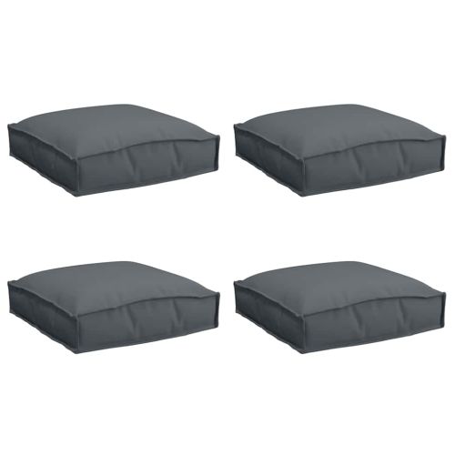 Възглавница 4 pcs Антрацит 40 x 40 x 8 см Оксфордска тъкан