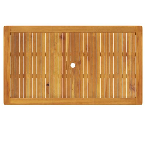 Градинска маса, 140x80x74 см, акация масив