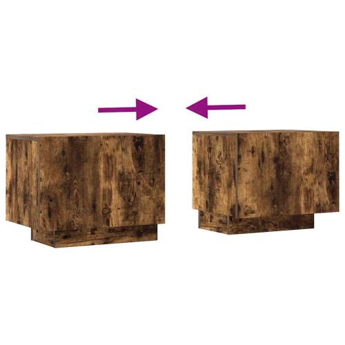 ТB шкаф, опушен дъб, 100x35x40 см, инженерно дърво