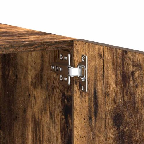 ТB шкаф, опушен дъб, 100x35x40 см, инженерно дърво