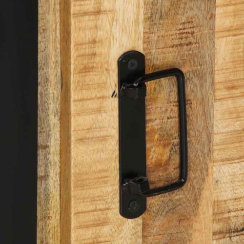 Комплект мебели за баня с чекмедже 4 pcs Солидно мангово дърво