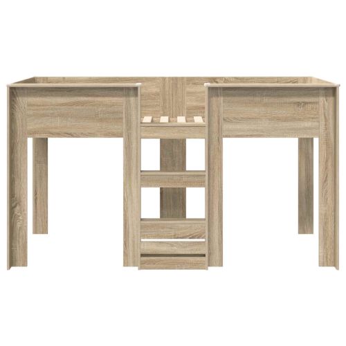 Двуетажно легло за деца Сонома дъб 100 x 200 cm Инженерно дърво