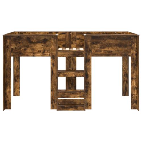 Двуетажно легло за деца Димян дъб 100 x 200 cm Инженерно дърво