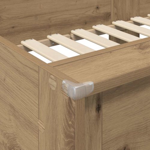 Двуетажно легло за деца Дъб 100 x 200 cm Инженерно дърво