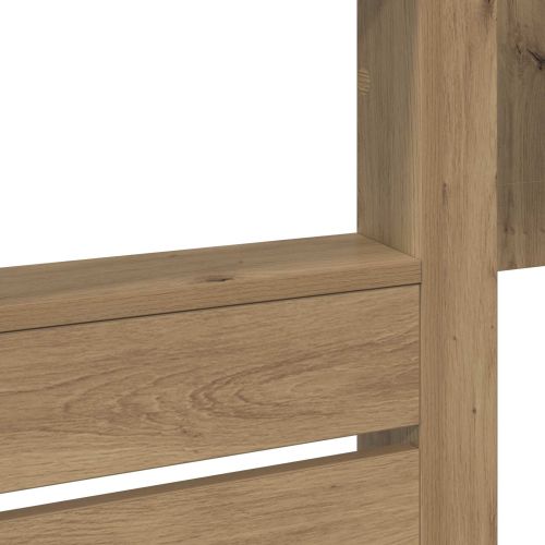 Двуетажно легло за деца Дъб 100 x 200 cm Инженерно дърво