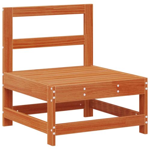 Комплект за почивка в градина 6 pcs Восъчен Кафяв