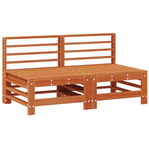 Комплект за почивка в градина 7 pcs Восъчен Кафяв