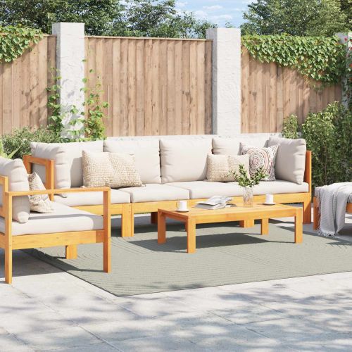 Килими за помещение PALMERAS Зелен 240 x 240 cm Полиестер