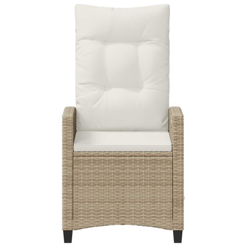 Градински стол 2 pcs Бежов и кремав 56 x 60 x 112 см