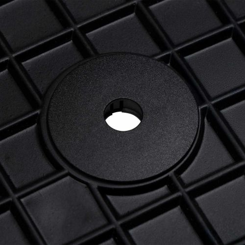 Автомобилен килим 4 pcs Черен Каучук