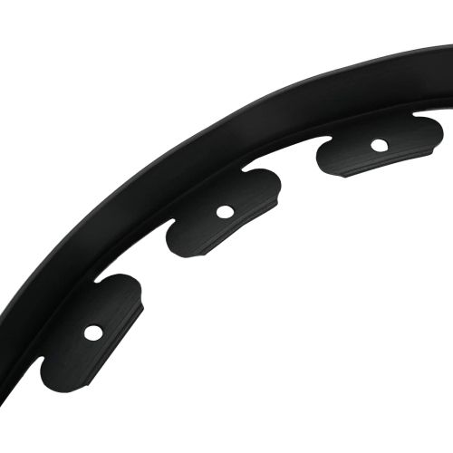 Ограничители за тревни площи Черен 3000 x 4 x 5 см Пластмаса