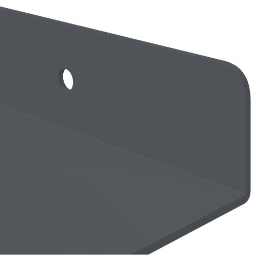 Стенен рафт с рафт 3 pcs Антрацит 40 x 9 x 2,5 см