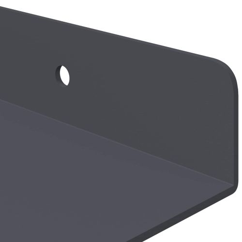 Стенен рафт с рафт 4 pcs Антрацит 80 x 9 x 2,5 см