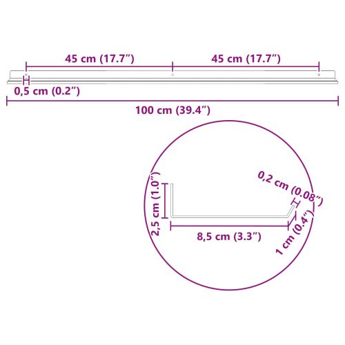 Стенен рафт с рафт 4 pcs Маслинено зелено 100 x 9 x 2,5 см