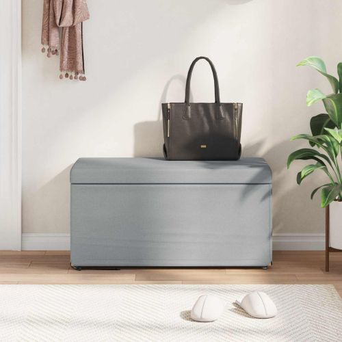 Стук Светлосиво 81 x 41 x 40 cm Текстил и конструирано дърво