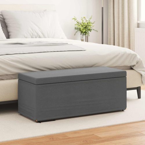 Стук Тъмен сив 101 x 41 x 40 см Текстил и конструирано дърво