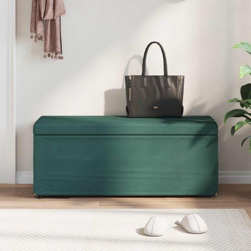 Стук Тъмен зелен 101 x 41 x 40 см Текстил и конструирано дърво