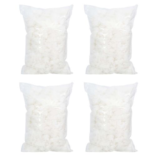 Влакнест пълнеж Бял 107 x 60 x 56 см Полиестер