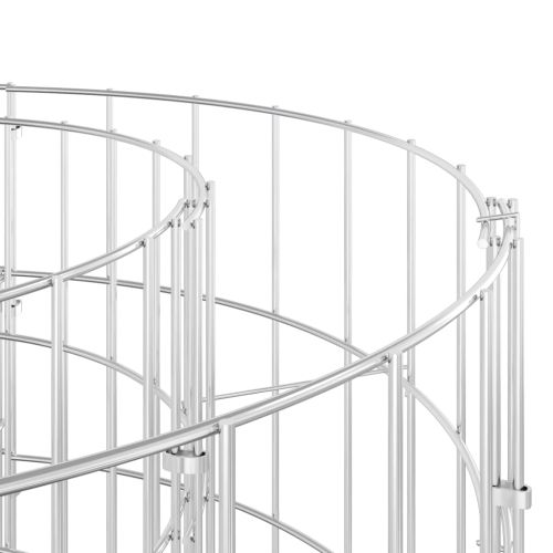 Габион повдигната леха, поцинковано желязо, 190x50x50 cм