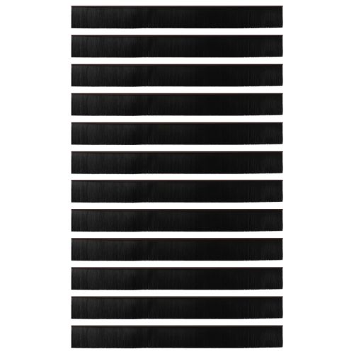 Самозалепващи се четки за уплътняване на врати 12 pcs Кафяво