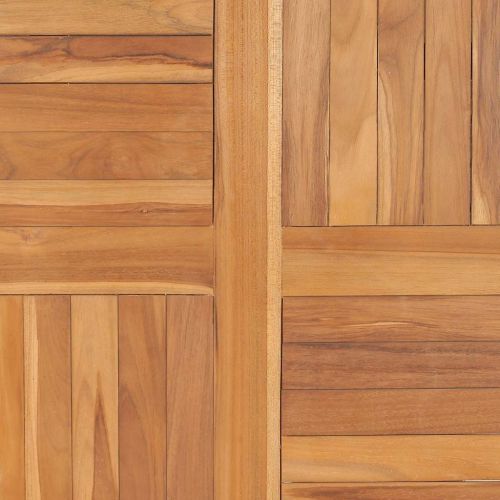 Плот за маса, тиково дърво масив, кръгъл, 2,5 см, 90 см