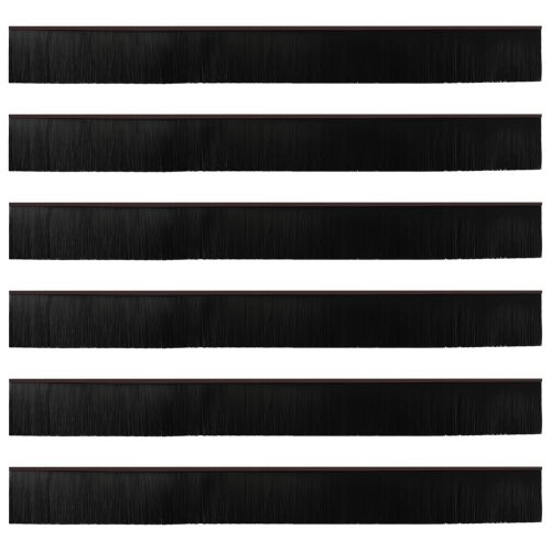 Самозалепващи се четки за уплътняване на врати 6 pcs Кафяво