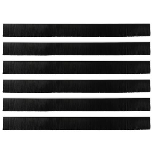 Самозалепващи се четки за уплътняване на врати 6 pcs Бяло