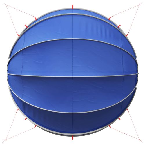 Купол за басейн Зелен 500 x 500 x 236 см