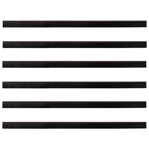 Самозалепващи се четки за уплътняване на врати 6 pcs Кафяво