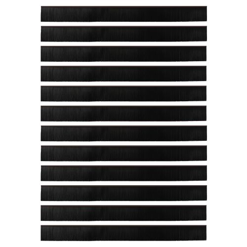 Самозалепващи се четки за уплътняване на врати 12 pcs Кафяво