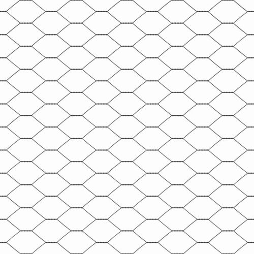 Стълб за ограда. Сив 25 x 1 м (25 мм мрежа) Стомана