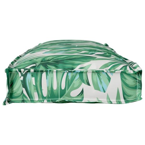 Възглавница Мотив с листа 110 x 40 x 8 см Оксфордска тъкан