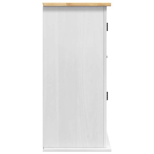 Висящ шкаф Corona Бяло 70 x 33 x 71,5 см Солидно борово дърво