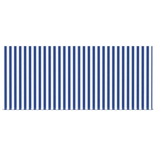 Сгъваем навес Синьо и бяло 300 x 200 cm Полиестер и алуминий