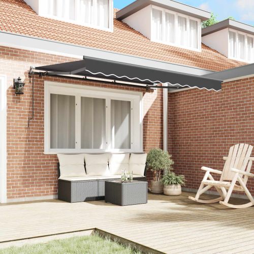 Сгъваем навес Антрацит 300 x 200 cm текстил
