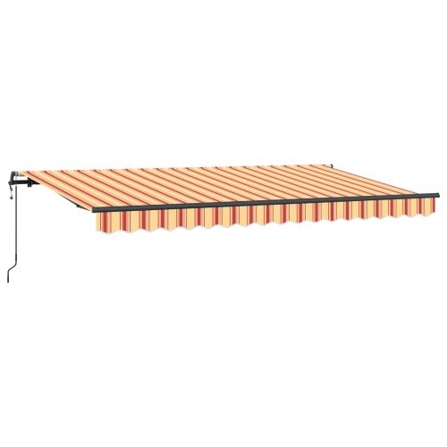 Сгъваем навес Жълто 400 x 200 cm текстил