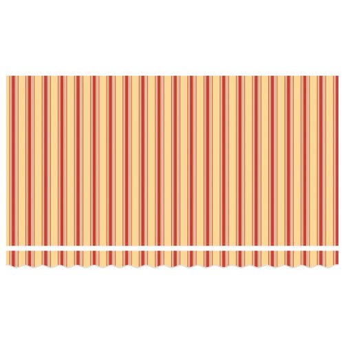 Сгъваем навес Жълто 400 x 200 cm текстил