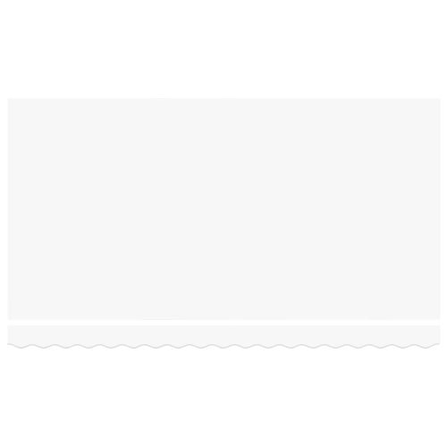 Сгъваем навес Бяло 400 x 200 cm текстил